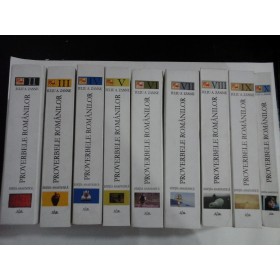 PROVERBELE ROMANILOR - IULIU ZANNE - 9 volume ( de la 2 la 10 )